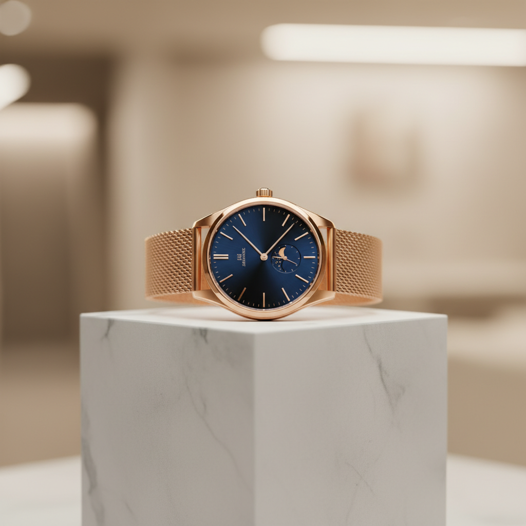AI luxury watch brand aesthetic photography