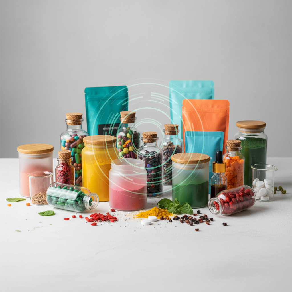 AI-generated images for nutraceutical and wellness products