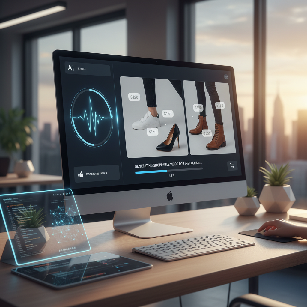 AI-powered shoppable video creation