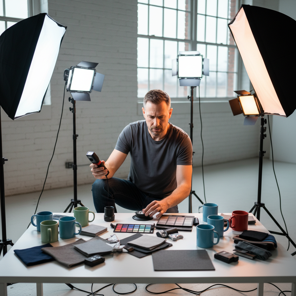 Challenges of manual color consistency in product photography