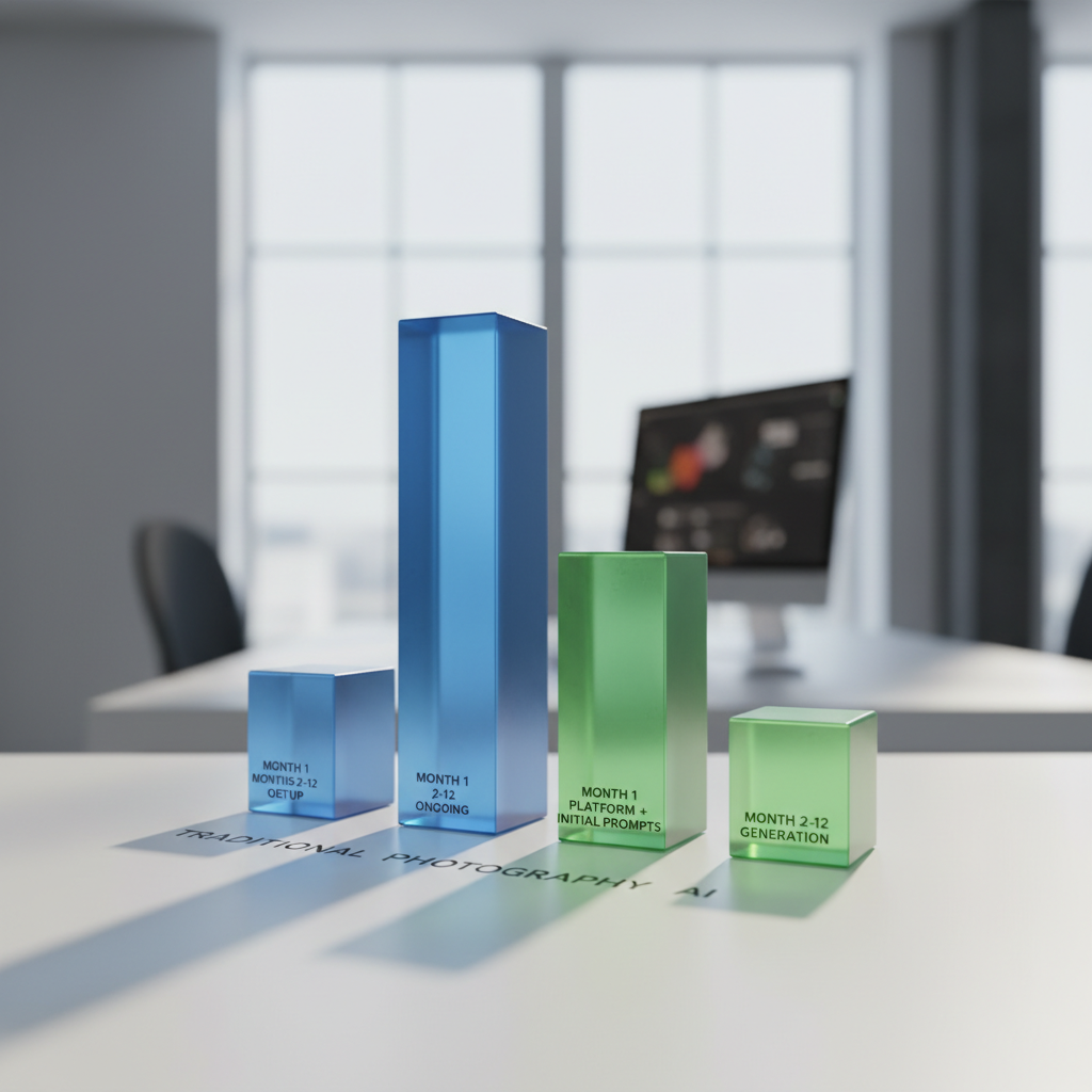Enterprise AI product photography cost savings