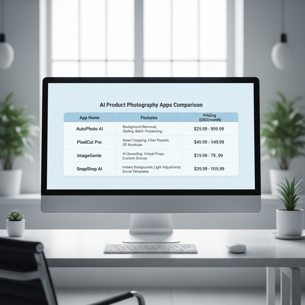 Shopify AI product photo apps comparison