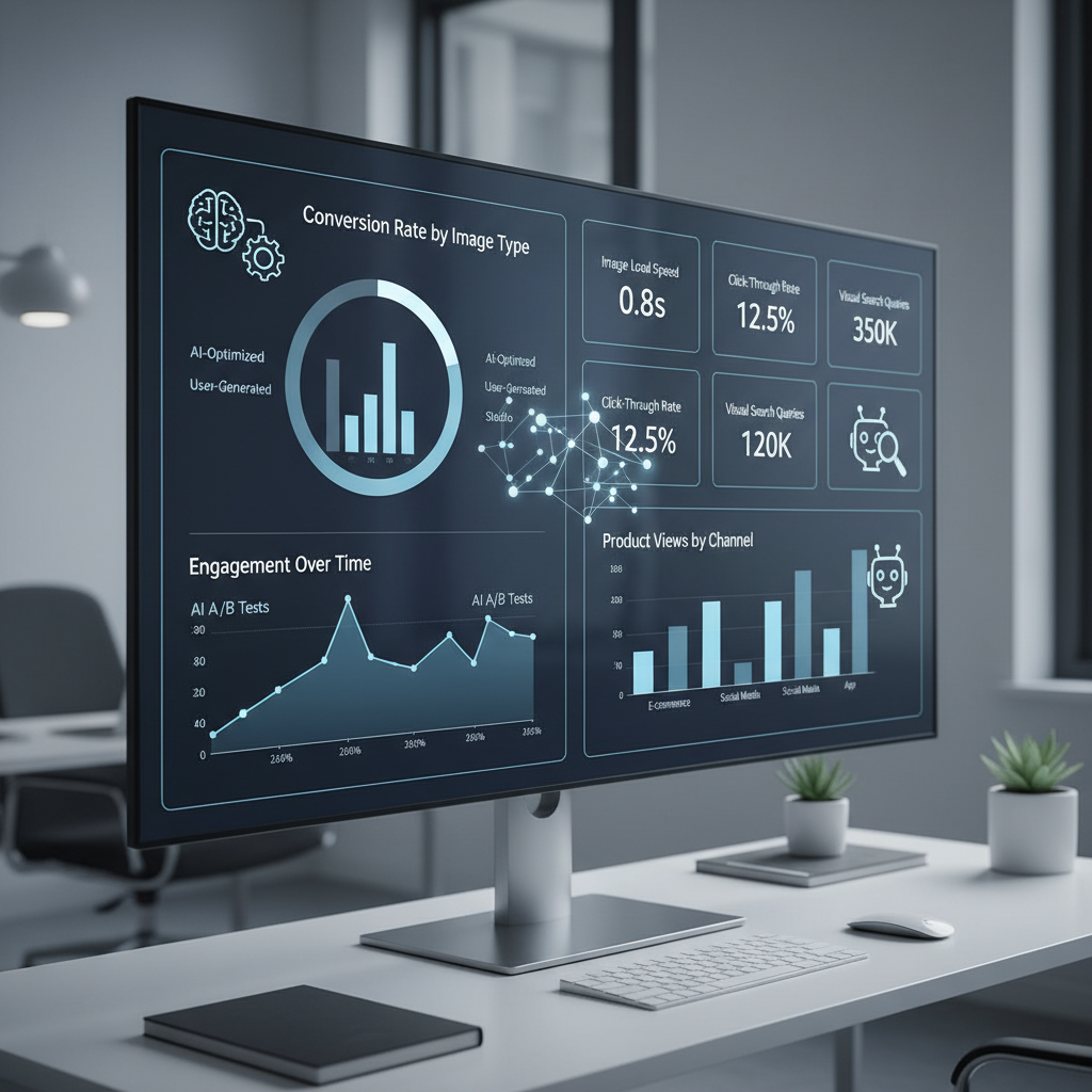 AI-powered analytics dashboard for product photo performance