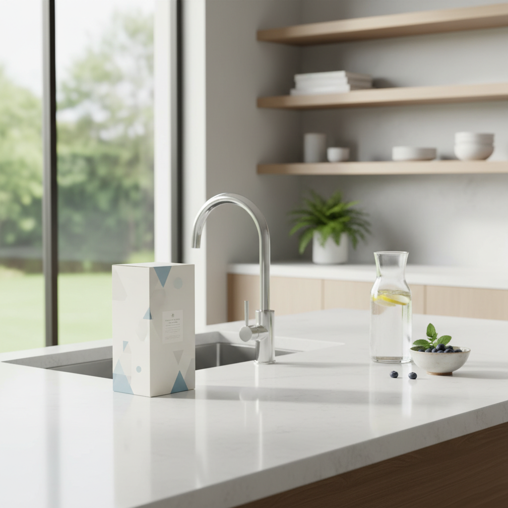 AI packaging mockup on real product photo
