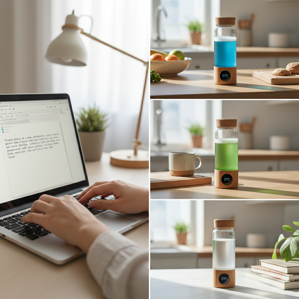 Text-to-product-photo technology in action
