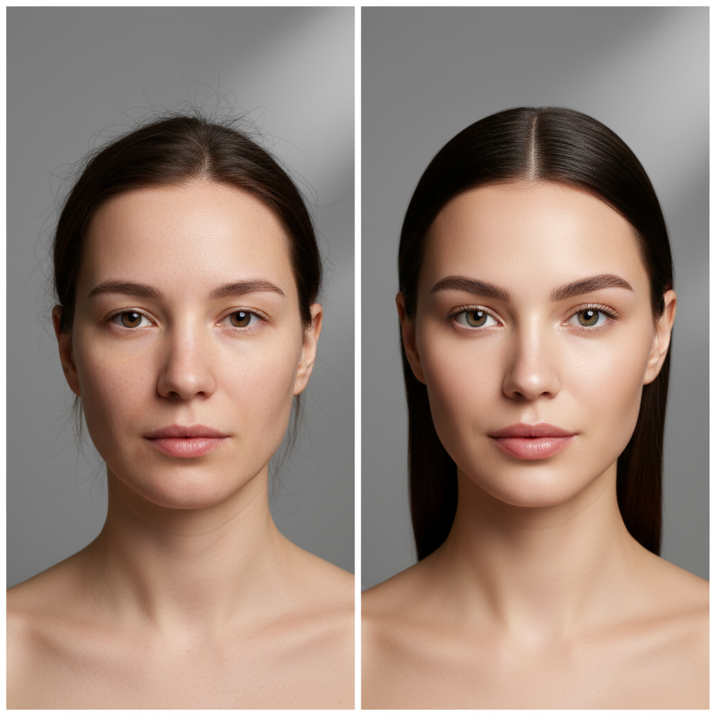 AI-automated portrait retouching for professional photographers.