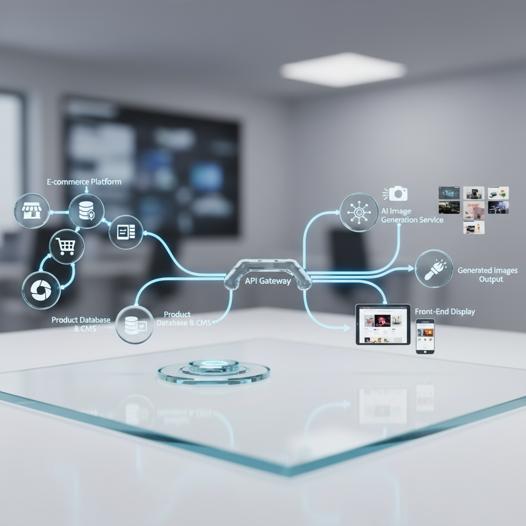 API integration for AI product photography