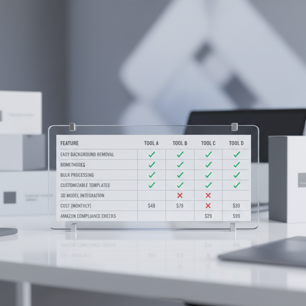 Comparison of AI Product Photo Tools