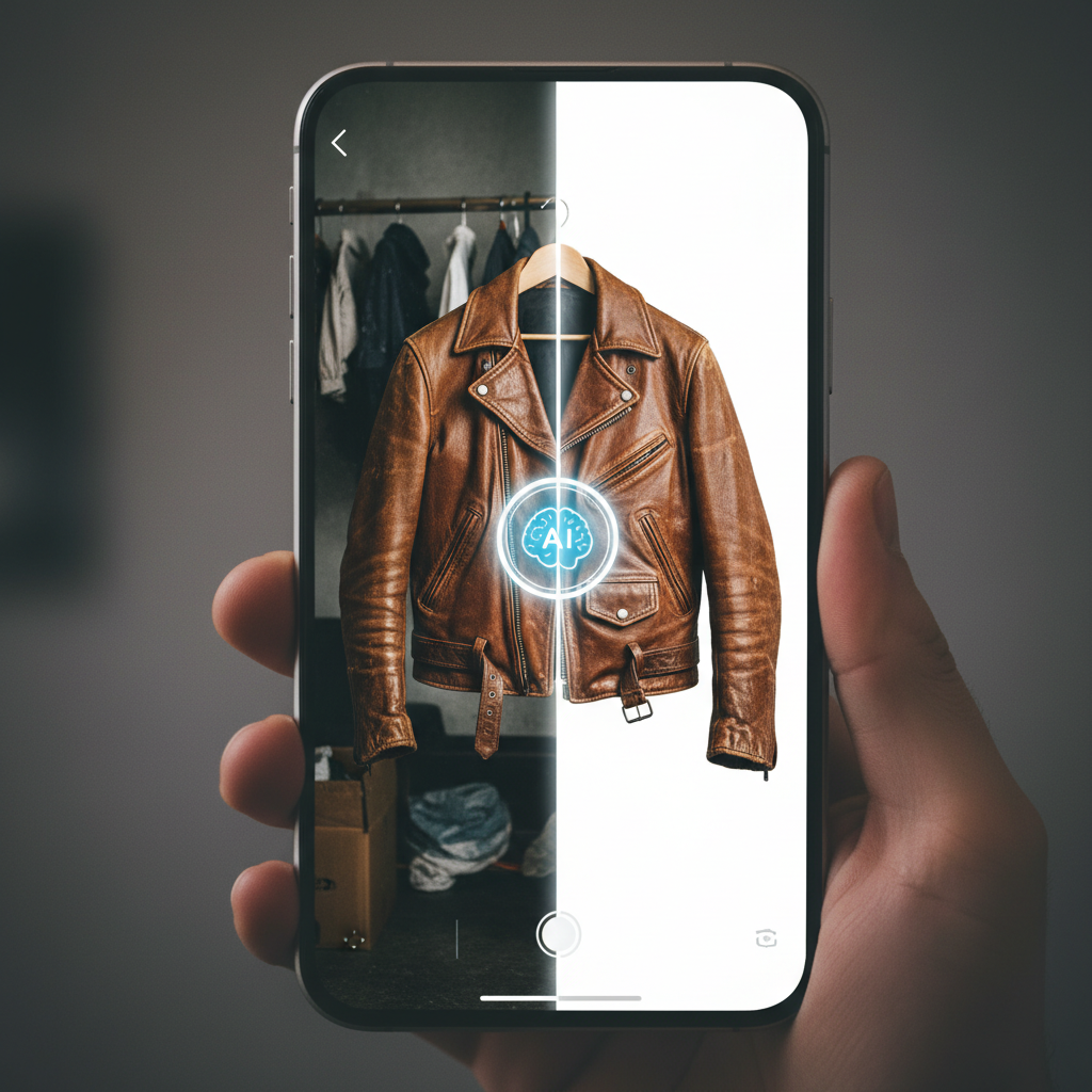 AI transforming used product photos for online resale
