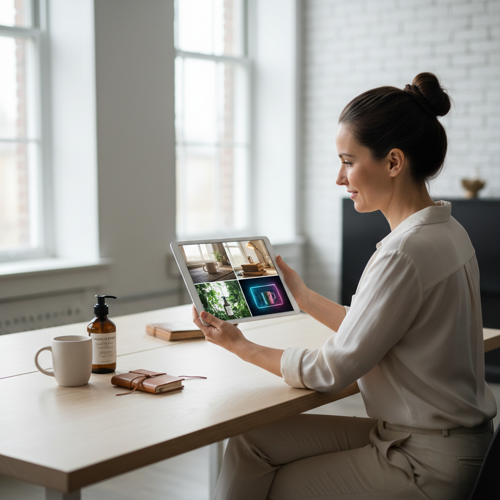AI photography tools for brick-and-mortar stores going online