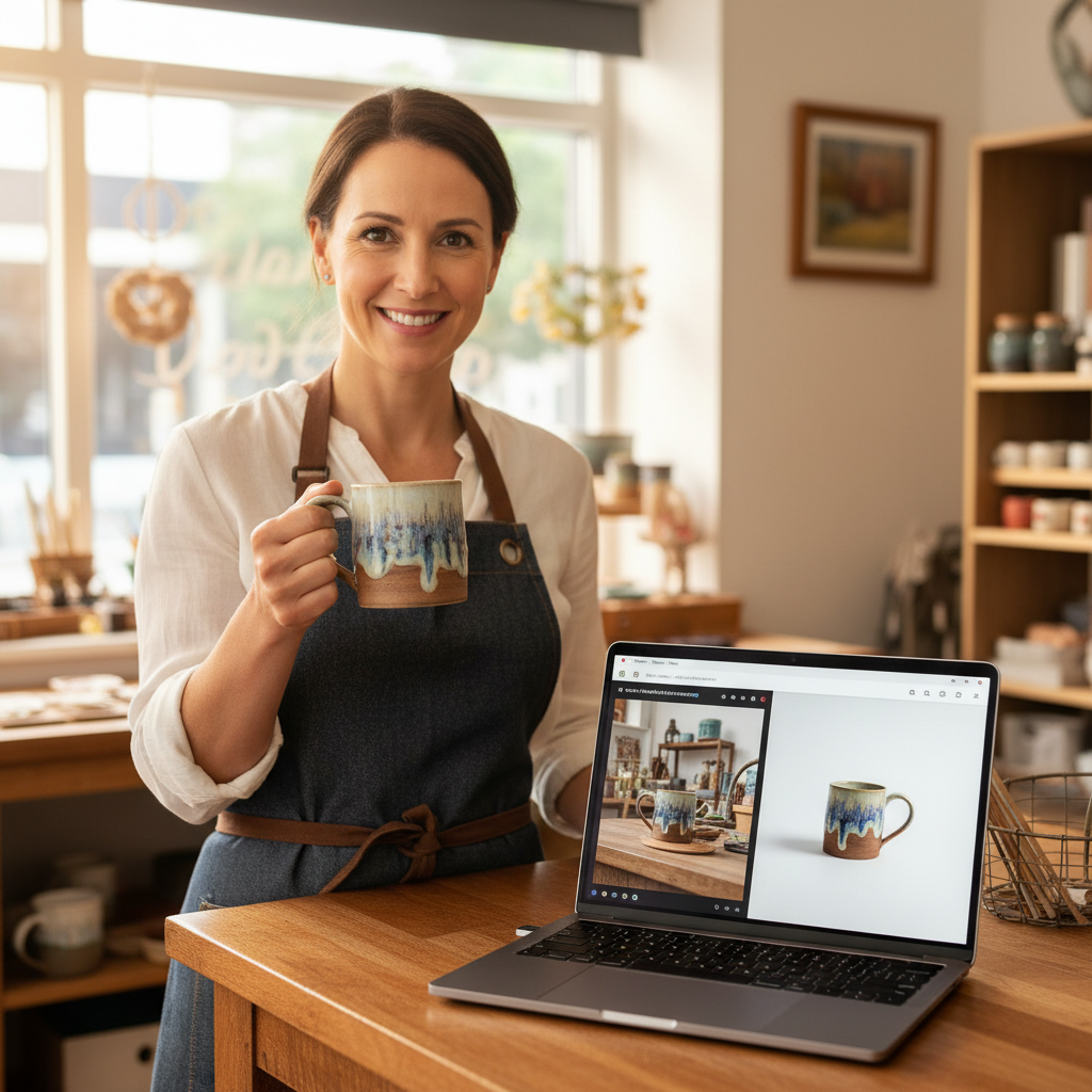 AI for helping local retailers create ecommerce product images