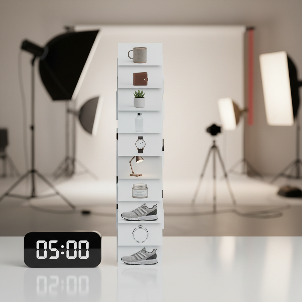 AI Product Photography Speed vs. Traditional Studio Time