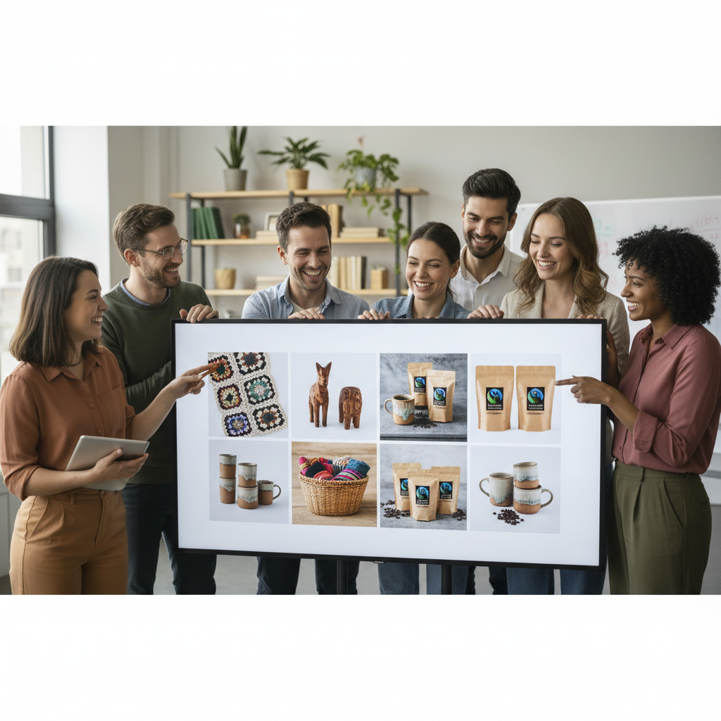 AI-generated product photos for charity fundraising