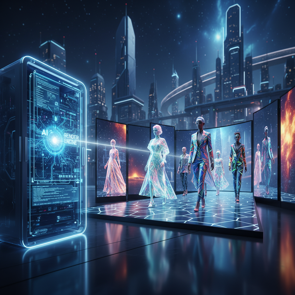 AI-powered virtual product photography for metaverse fashion