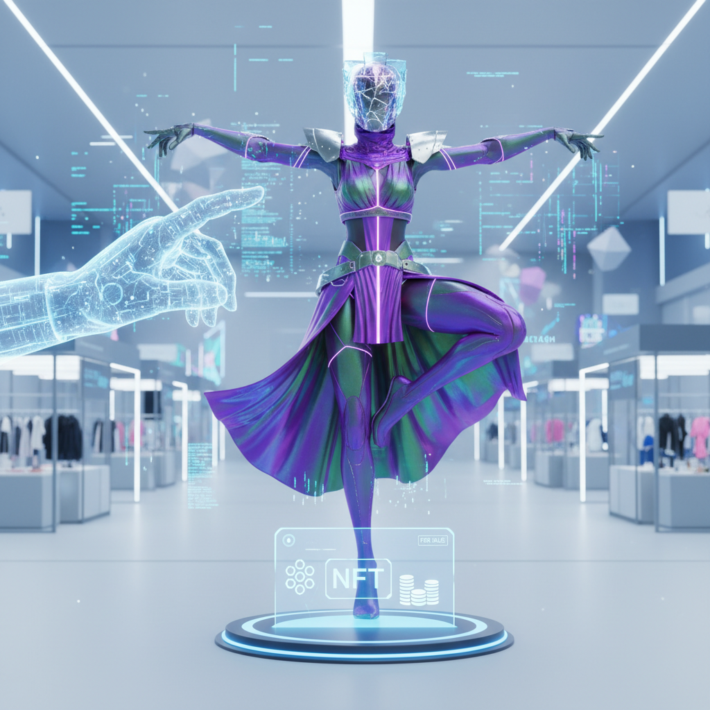 Digital fashion NFT creation using AI for product photography