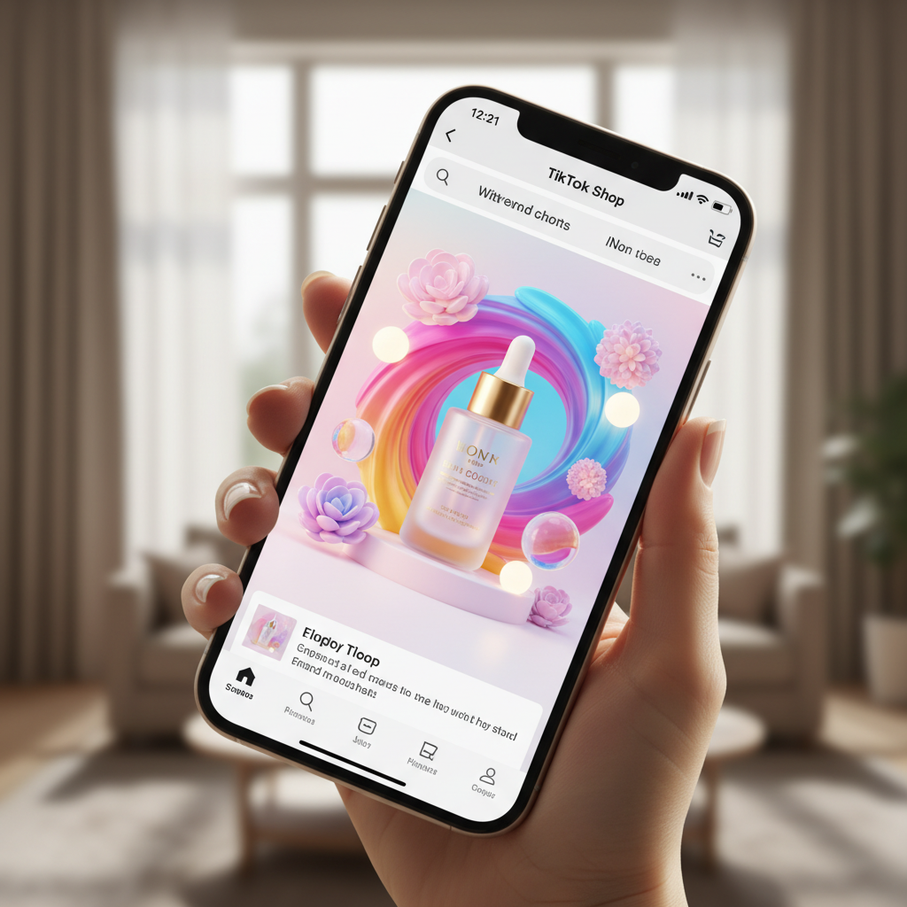 AI-generated product visual for TikTok Shop