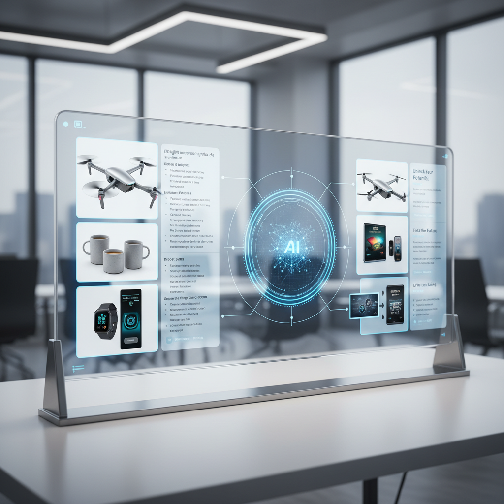 AI agent creating product content for ecommerce