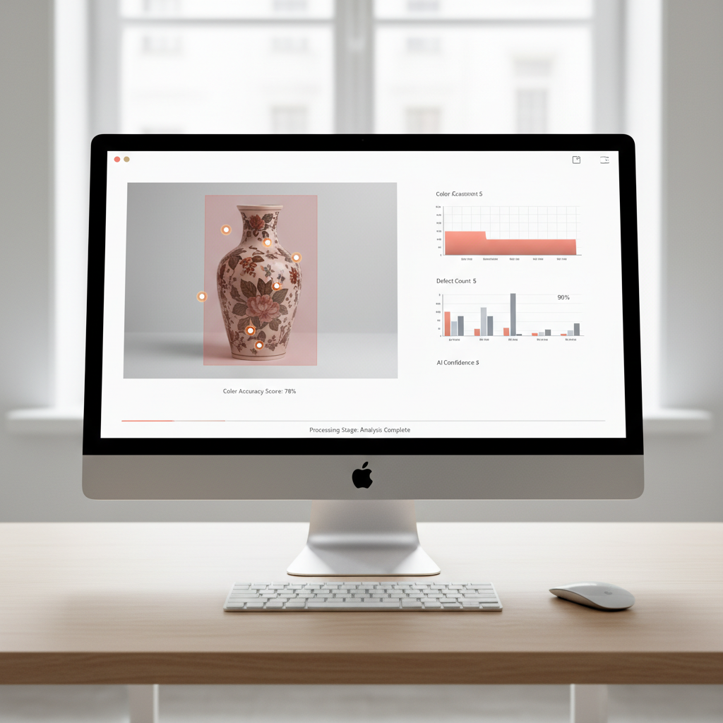 AI image analysis for quality control