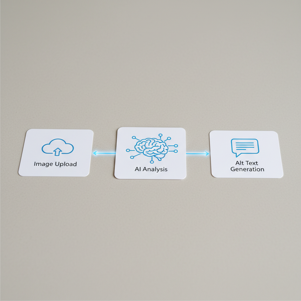 AI image alt text generation process for ecommerce