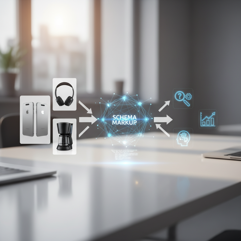 AI product image schema markup workflow