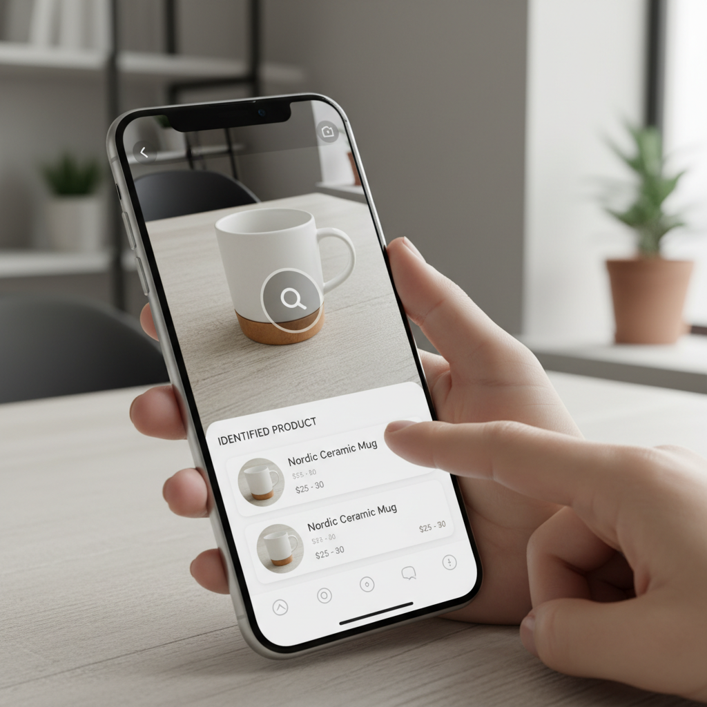 Google Lens identifying a product for visual search