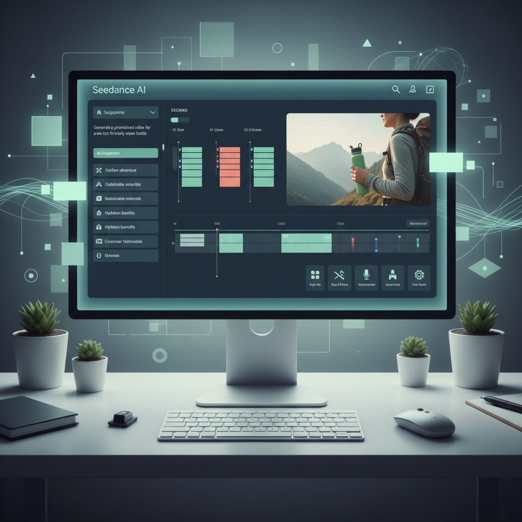 Seedance AI interface for creating ecommerce video ads