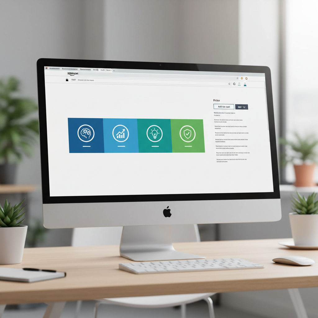 AI-generated product benefit infographic for Amazon