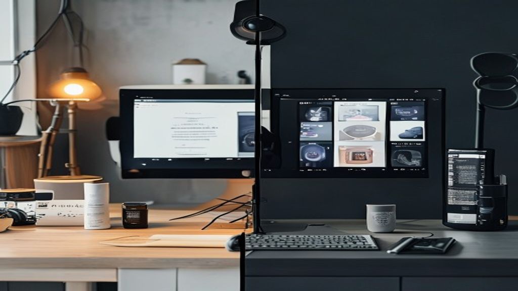 Comparison of traditional product photography workflow vs. AI-generated product visuals for landing pages
